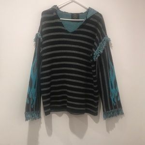 Uo Bayleigh Baja  style Hooded Pullover